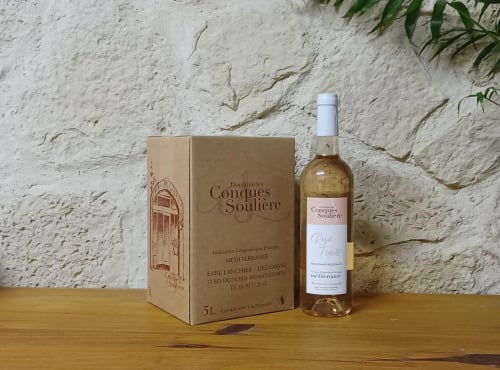 Domaine Les Conques Soulière - Fontaine à vin Rosé FRUITé / BIB IGP Méditerranée 5L