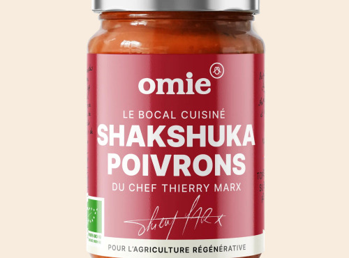 Omie - Shakshuka bio - poivrons naturellement fumés - 330 g