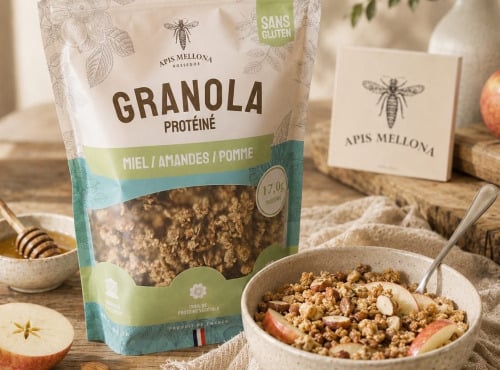 Apis Mellona - GRANOLA MIEL POMME AMANDE