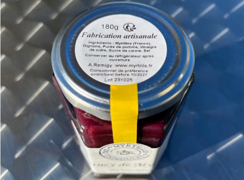 Myrtilles du Trimoulet - Chutney Myrtilles - 180g