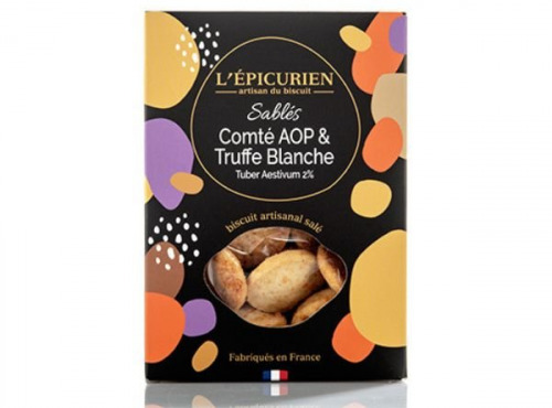 L'Epicurien - Sablés Comté AOP & Truffe Blanche 2% - 120g