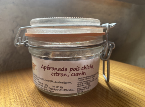 Des Poules et des Vignes à Bourgueil - Apéronade pois chiche, citron, cumin