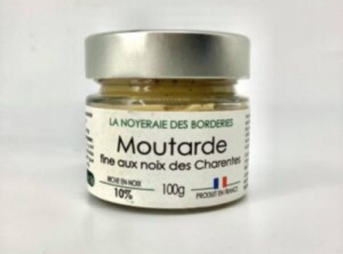 La Noyeraie des Borderies - Moutarde Fine aux noix des Charentes- 100g