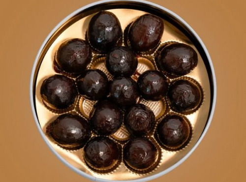 Pruno - Boîte de Pruneaux Fourrés à l’Orange – 325g