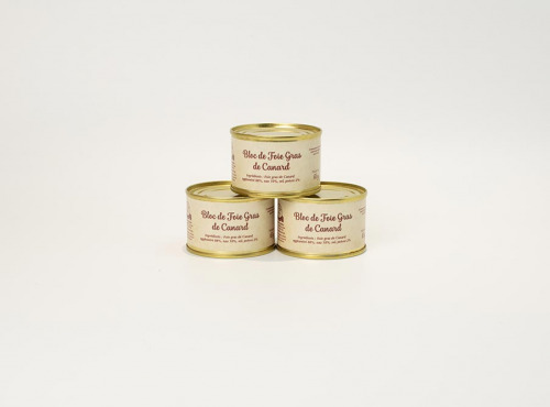 Domaine de Favard - Lot de 3 - Bloc de Foie gras de Canard du Périgord 65g