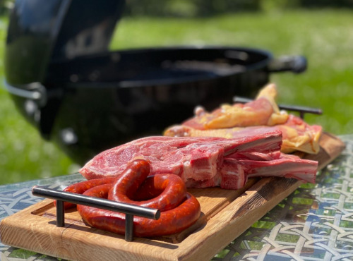 La ferme d'Enjacquet - Colis Barbecue Agneau / Poulet Pour 6 Personnes.