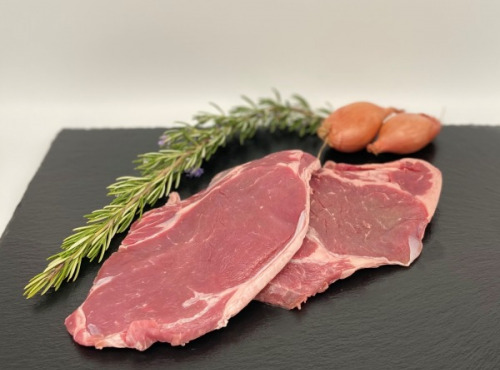 La Ferme d'Autrac - Entrecôte Bœuf BIO, 2 morceaux, poids total minimum 400gr