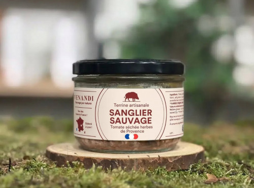 Venandi Sauvage par Nature - Terrine de sanglier aux tomates confites herbes de Provence