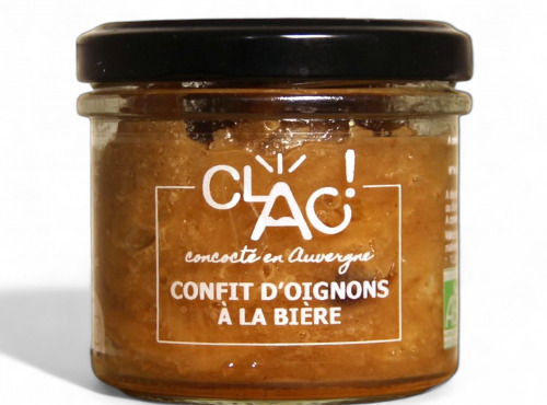 CLAC Conserverie - Confit d'oignons à la bière artisanale bio - 110g