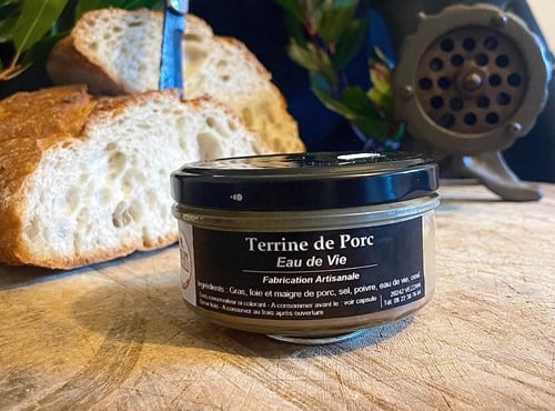 Charcuterie Griscelli - Terrine de porc Eau de vie 140g