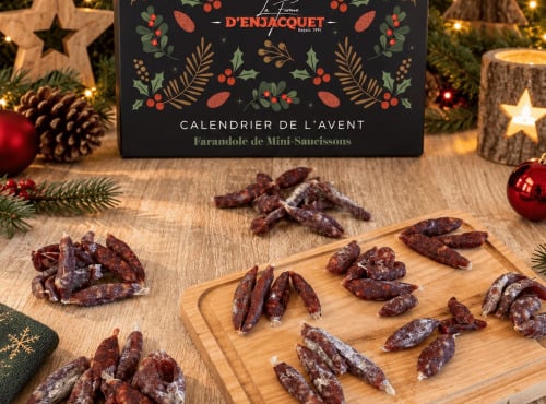 La ferme d'Enjacquet - [Précommande] Noel - Calendrier de l'Avent - Farandole de mini saucissons