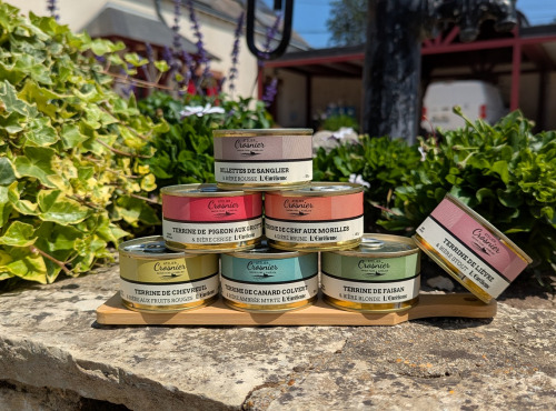 L'Eurélienne - Brasserie de Chandres - Assortiment "liberté" personnalisable : 4 terrines de gibier cuisinées à la bière L'Eurélienne