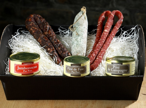 Charcuterie Commenges - Coffret Cadeau : Assortiment Charcuterie pour l'apéro