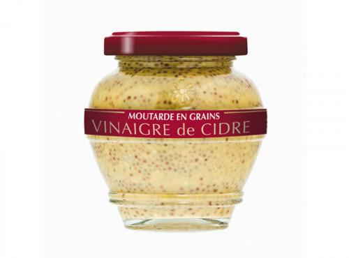Domaine des Terres Rouges - Moutarde En Grains Au Vinaigre De Cidre 200g
