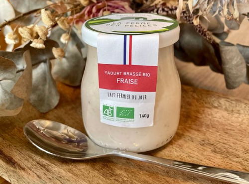 La Ferme des Délices - Yaourt brassé BIO - Fraise 2 x 140g