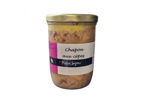 Atelier Pierre Sajous - Chapon aux Cèpes 750g