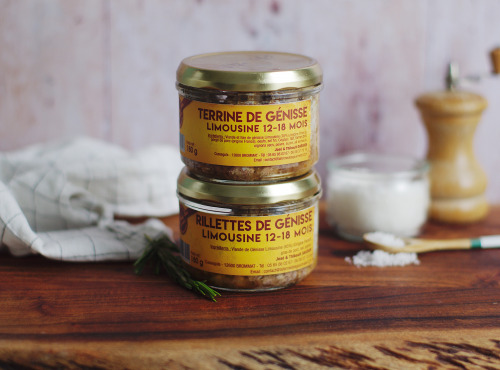 La Ferme Des Gourmets - Pack 5 Rillettes + 5 Terrines De Génisse (9 +1 Offerte)