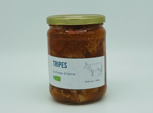 La Ferme d'Autrac - Tripes de Bœuf BIO à la tomate 550 G