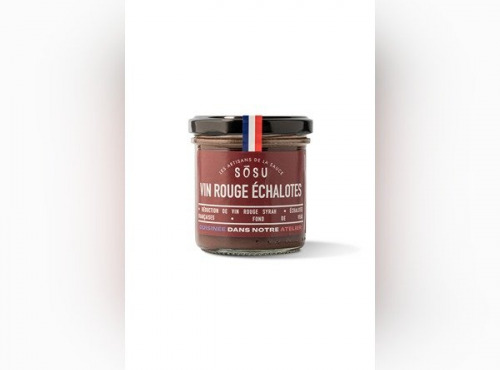 SÒSU, les Artisans de la Sauce - Sauce Vin Rouge Échalotes 165 ml x9