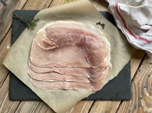 Ferme Angus - Jambon Blanc à l'os Fumé - Porc Plein Air - 300g