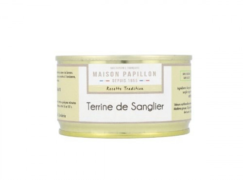 Maison PAPILLON - Artisan depuis 1955 - Terrine de Sanglier 130g