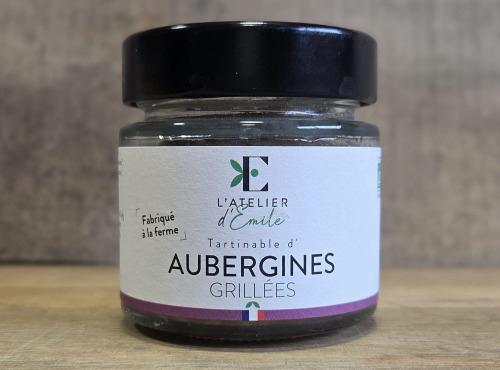 L'Atelier d'Emile - Tartinable d'aubergines grillées x20