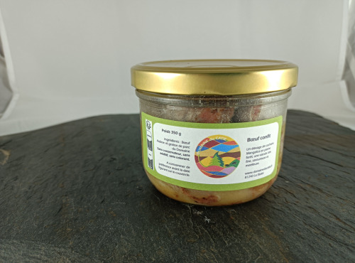 Domaine du Catié - Boeuf confit 350g à la graisse de porc Mangalica