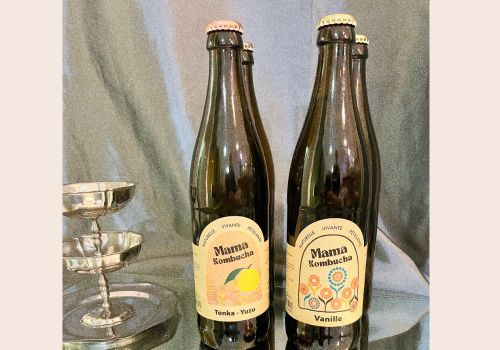 Mama Kombucha - Collection de Fêtes - Mama Kombucha - Vanille - Tonka Yuzu - 4x50cl