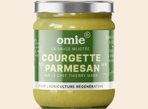 Omie - Sauce courgette parmesan AOP bio - courgettes françaises - 190 g