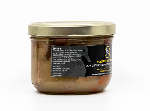 Esprit Foie Gras - MAGRET DE CANARD AUX CHAMPIGNONS DE PARIS SAUCE MADERE - 370 g