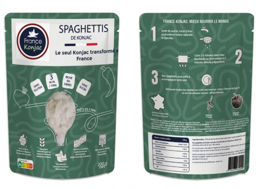 France-Konjac - PACK 5 Spaghettis de konjac (5x200g net)