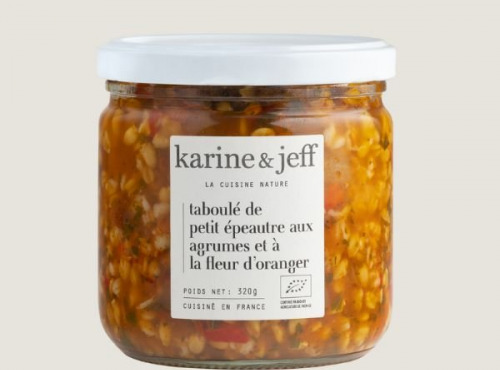 Karine & Jeff - Taboulé de petit épeautre aux agrumes et à la fleur d'oranger 320g