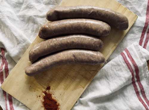 Nemrod - Saucisses de Sanglier au Paprika (Par 4) (130g/pièce - 520g/colis)