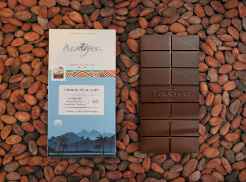 Acaoyer - Tablette de chocolat Lait Awards 51% – Colombie - Antioquia