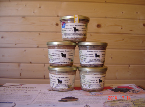 Les Délices du Scamandre - Terrine de Taureau au Piment d'Espelette - 85g
