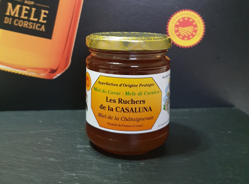 Les Ruchers de la Casaluna - Miel de Châtaigneraie - 250g