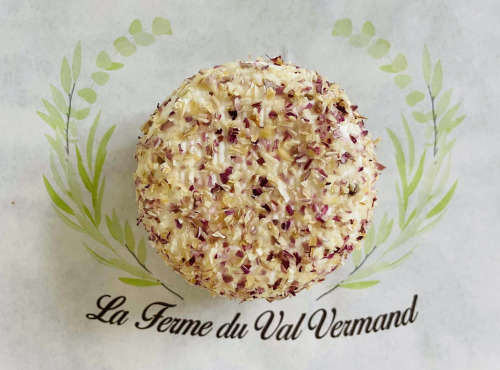 La Ferme du Val Vermand - Fromage de chèvre frais échalote x1