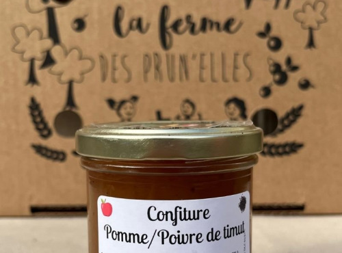 La Ferme des Prun'Elles - Confiture Pomme Poivre de Timut