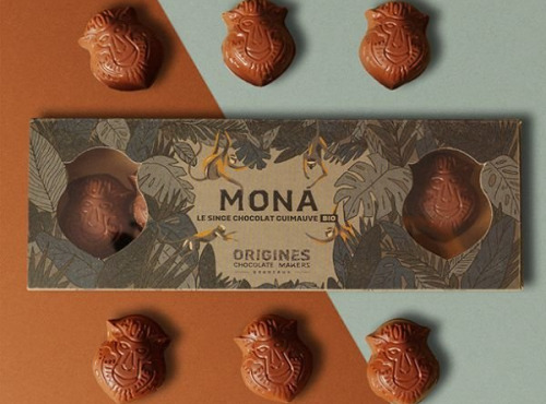 Chocolaterie Origines - Le Coffret Guimauves chocolatées - Singe Mona