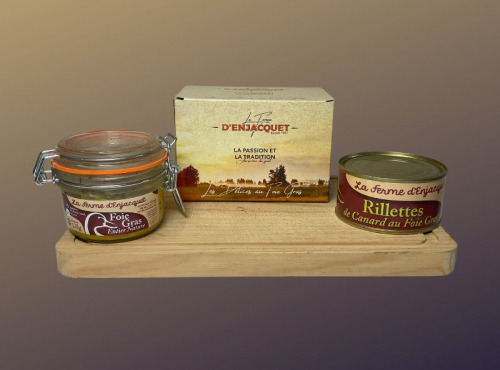 La ferme d'Enjacquet - Coffret Dégustation Foie Gras & Rillettes - Le goût authentique du Gers x 10