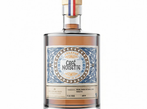 Distillerie de l'Anjou - Rhum Arrangé - Café & Noisette - 70cl - Produit en Anjou