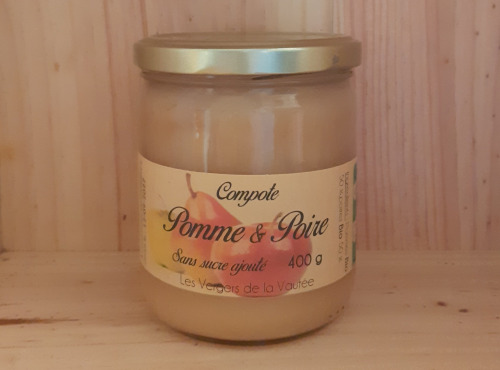 Les Vergers de la Vautée - Compote Pomme-Poire