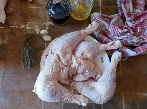 EARL Plumes et Laines - Cuisses de Poulet Fermier Cou Nu x 2kg