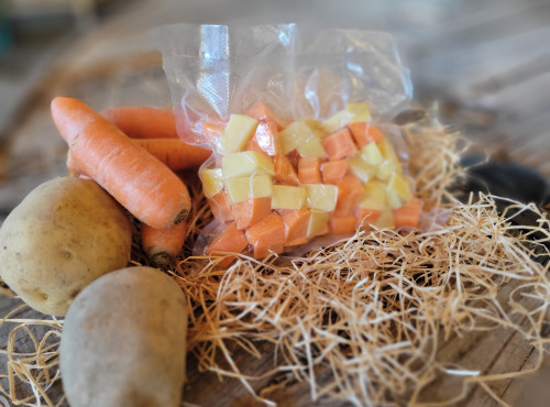 Les Jardins de Gérard - Mélange carotte et pomme de terre (cube) sous-vide 250g