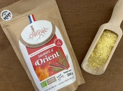 Les Graines de Louise - Préparation biscuits apéro ORIENT 250g (lot de 6)