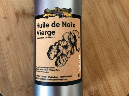 Ferme de Pleinefage - Huile de Noix Vierge - Bidon 1 Litre