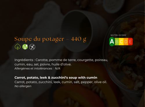Les Bocaux du Bistrot - Soupe du Potager