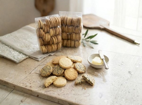 Biscuiterie Saravelli - Palet au beurre à la vanille VRAC