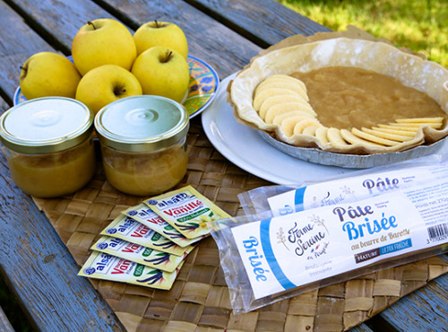 Ferme Sereine en Périgord - Kit - 2 Tartes aux Pommes - Pâtes Brisées