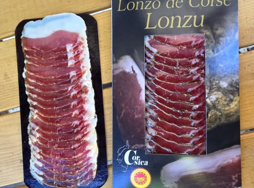 Charcuterie Mannei - Lonzo de Corse - AOP- Porc Noir Nustrale -Sans Nitrites-